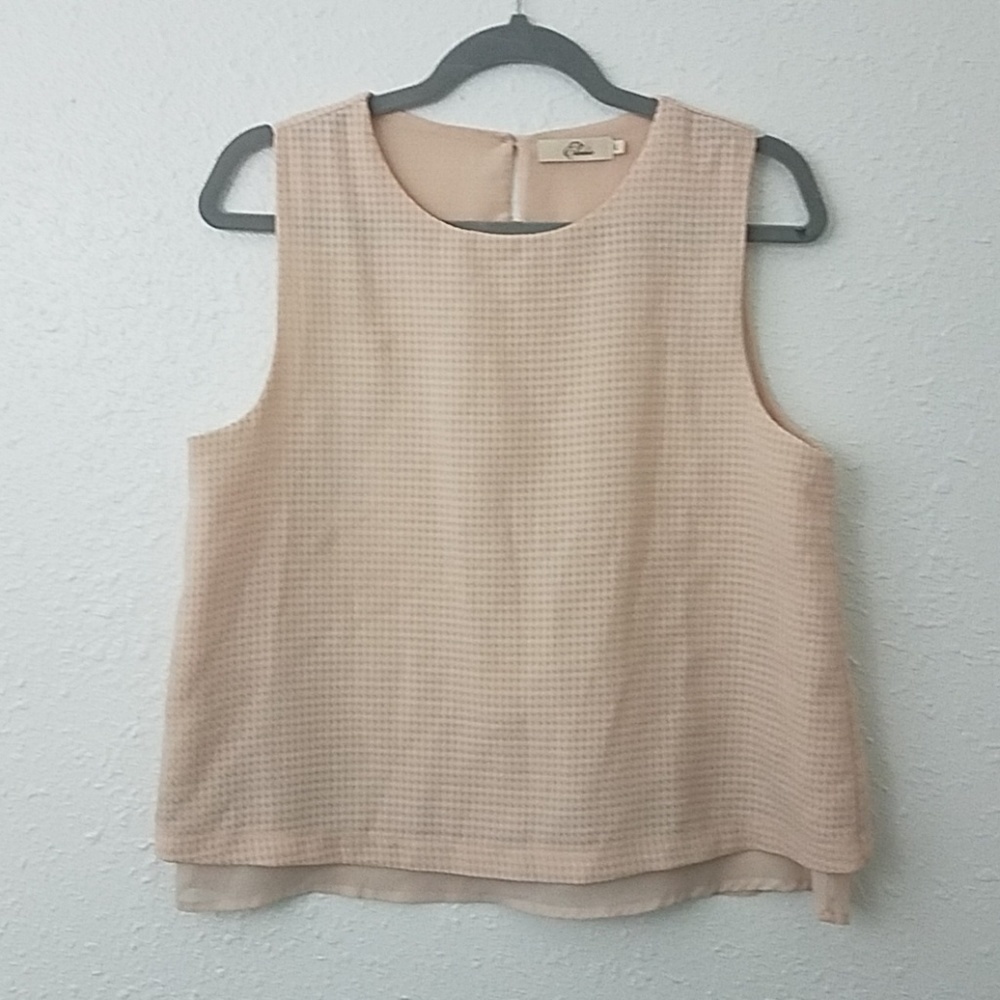 elodie Large Sleeveless blouse blush pink